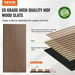 Wood Slat Acoustic Panels 23.6 x 47.2 inch for Modern Wall Decor Walnut. Available at Crazy Sales for $459.95