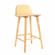 Detailed information about the product Wooden Bar Stool Dining Chair Ash Wood ELISE 65cm