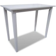 Detailed information about the product Wooden Bar Table White