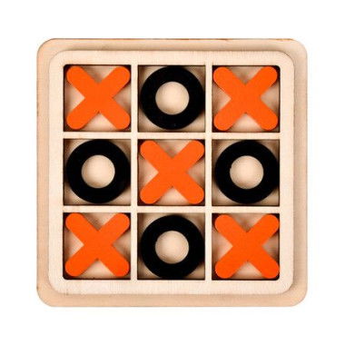 Wooden Board Game Tic Tac Toe Table Chess Toys Improve Intelligence Chess