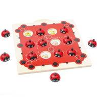 Detailed information about the product Wooden Cartoon Ladybug Design Kids Memory Training Game Chess