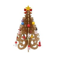 Detailed information about the product Wooden Christmas Tree Decoration,6 Pieces Vivid 3D Wooden Christmas Tree Decorations For Christmas Party,Decorative Hanging Ornaments(Yellow)