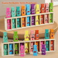 Detailed information about the product Wooden Color Guessing Bottles Matching Puzzle Parent-child Interactive Creative Board Game Memory Toy Kids Christmas Gift
