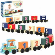 Detailed information about the product Wooden Number Train Educational Toys Play House School Tool Game Children Wooden Number Train Color Train Montessori Toys For kid