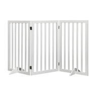 Detailed information about the product Wooden Pet Gate Dog Fence Safety White 400x 3MM