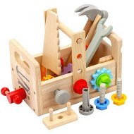 Detailed information about the product Wooden Tool Set for Kids, 29 Piece Construction Tool Set, STEM Educational Toy, Toddler Toys, Toddler Toys, Toys for 4+ Year Olds