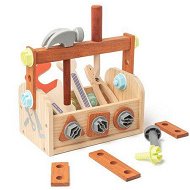 Detailed information about the product Wooden Tool Set for Kids, Wooden Tool Box, Montessori Toys, Wooden Tool Kit for Kids, Role Play, Educational Building Toys