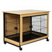 Wooden Wire Dog Kennel Side End M Medium. Available at Crazy Sales for $159.97