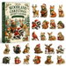 Woodland Christmas Advent Calendar 2026, 24 Day Christmas Countdown Calendar 2D Acrylic Ornament Woodland Christmas Collectibles Christmas Gift. Available at Crazy Sales for $19.95