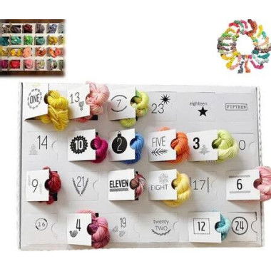 Wool Advent calendar 2024 24 Days Christmas Countdown