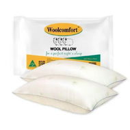 Detailed information about the product Woolcomfort Aus Made Natural Health Wool Pillow Twin Pack