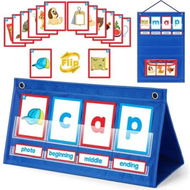Detailed information about the product Word Reading Spelling Games Sight Words Word Building Pocket Removable Storage Card Comprehensive Learning Tools Educational Benefits