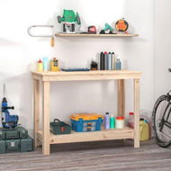 Detailed information about the product Work Bench 110x50x80 cm Solid Wood Pine