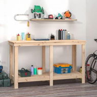 Detailed information about the product Work Bench 140x50x80 cm Solid Wood Pine