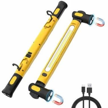 Work Light 3000 lm,Workshop Lamp LED Engine Compartment Light with Magnet and Hook,3 Colour Temperature Modes Suitable for Car Repair Camping Garage Space