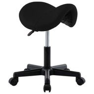 Detailed information about the product Work Stool Black Faux Leather