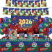 World Soccer Party Decorations Set, Soccer Party Supplies with Plates Tablecloth Backdrop Etc for Watch Parties, Game Day Soccer Fan Gatherings. Available at Crazy Sales for $26.95