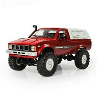Detailed information about the product WPL C24 1/16 RTR 4WD 2.4G Military Truck Crawler Off Road RC Car 2CH ToyRed Proportional Control