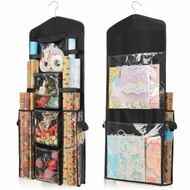 Detailed information about the product Wrapping Paper Storage,Gift Wrap Organizer Holder Double Sided Hanging Gift Bag Storage Organizer,Black