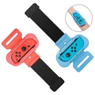 Detailed information about the product Wrist Bands for Just Dance 2023 2022 2021 and for Zumba Burn It Up Compatible with Nintendo Switch for Joy-Cons & Switch OLED Model,Adjustable Elastic Strap,Two Size for Adults and Children,2 Pack,(Red+Blue)