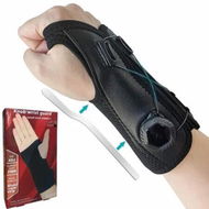 Detailed information about the product Wrist Brace for Carpal Tunnel, Support Hand Brace with Adjustable Knob, Wrist Splint for Men and Women, Relieve Tendinitis Arthritis Sprains (Right Hand, Black)