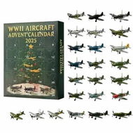 Detailed information about the product WWII Aircraft Advent Calendar,24 Mini Warbirds Christmas Countdown Calendar with Fighter Planes,Bombers & Historical Aircraft Models