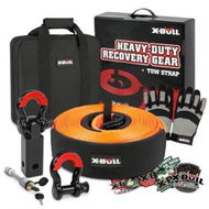 Detailed information about the product X-BULL 4WD Recovery Kit Snatch Strap Hitch Receiver Bow Shackles Lock Off Road