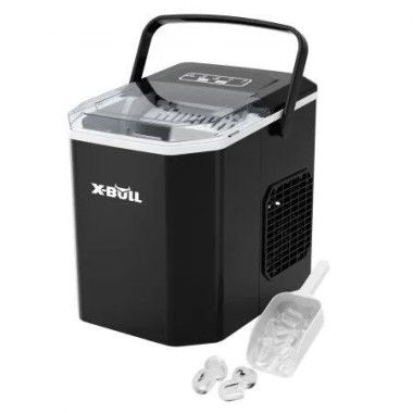 X-BULL Ice Maker Machine Commercial Portable Ice Cube 2.2L Home Bar Benchtop Black