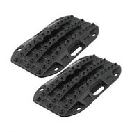 Detailed information about the product X-BULL Mini Recovery Tracks Traction Boards Sand Mud Snow 4WD 4x4 Vehicle 1 Pair Black