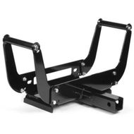 Detailed information about the product X-BULL Winch Cradle Mounting Plate Bracket Foldable Steel Bar Truck Trailer 4WD Universal For 9000 10000 12000 13000 14500LBS winch