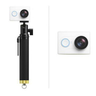 Xiaoyi Mini Carino Azione Sport Fotocamera Leggera 16MP H.264 155 NOVITÀ - White + Selfie Stick.