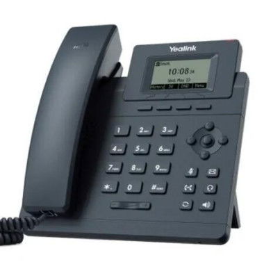 Yealink T30P SIP Phone,Large Display 132x64px Graphical LCD, Dual 10/100Mbps Ports,Integrated PoE, 5 Way Local conferencing, EHS35 Support for Wireless Headset, milti Angle Stand Support, T30P, Black