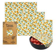 Detailed information about the product Yellow Fruit Pattern - Reusable Beeswax Food Wraps, Eco Friendly Beeswax Food Wrap, Sustainable Food Storage Containers,3 Pack (S, M, L)