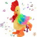 (Yellow)Robot Chicken Pet Toys Electronic Screaming Rooster Electric Funny Dance Sing Soft Plush Toy Music For Kids Birthday,Christmas,Estate,Gift. Available at Crazy Sales for $24.99