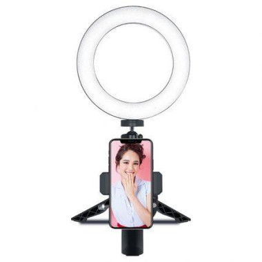 YWXLight Ring Light With Tripod Bracket Mini LED Video Light 3 Lighting Modes