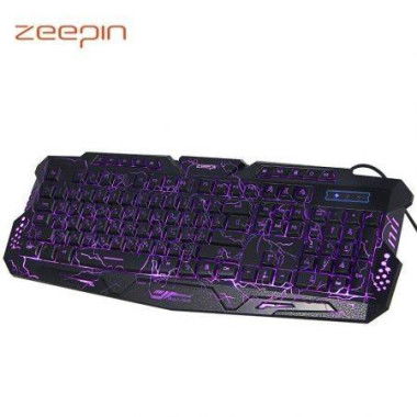 ZEEPIN M - 200 3 Colors Backlight Wired Gaming Keyboard