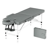Detailed information about the product Zenses Massage Table 55cm 2 Fold Aluminium Massage Bed Portable Beauty Therapy Grey