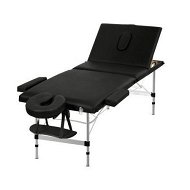 Detailed information about the product Zenses Massage Table 65CM Width 3 Fold Aluminium Portable Beauty Bed Black