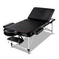 Detailed information about the product Zenses Massage Table 70cm 3 Fold Aluminium Beauty Bed Portable Therapy Black
