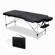 Detailed information about the product Zenses Massage Table 75cm 2 Fold Aluminium Massage Bed Portable Beauty Therapy Black