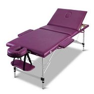 Detailed information about the product Zenses Massage Table 75cm 3 Fold Aluminium Beauty Bed Portable Therapy Violet