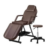 Detailed information about the product Zenses Massage Table Adjustable Salon Bed Chair 3-Fold Brown