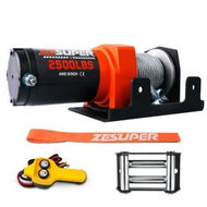 Detailed information about the product ZESUPER Electric Winch 2500LBS/1134KG 12V 15.2M Steel Cable ATV UTV 4WD 4X4 Boat