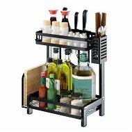 Detailed information about the product ZHIMI ZM-049 Kitchen Dish Drainer Dry Rack 2/3 Tier Spice Jars Bottle Stainless Organizer.A2 Layers