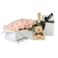 Detailed information about the product Deluxe Everlasting Roses In Pink