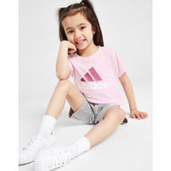 Detailed information about the product Adidas Girls Badge Of Sport T-Shirt/Shorts Set Infant.