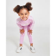 Detailed information about the product Adidas Girls Linear Crew/Leggings Set Infant.