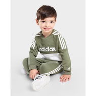 Detailed information about the product adidas Linear Colour Block Crew Tracksuit Infant