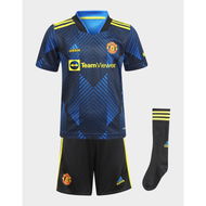 Detailed information about the product Adidas Manchester United 2021/22 Third Kit Children.