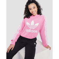 Detailed information about the product Adidas Originals Crop Trefoil Hoodie Juniors